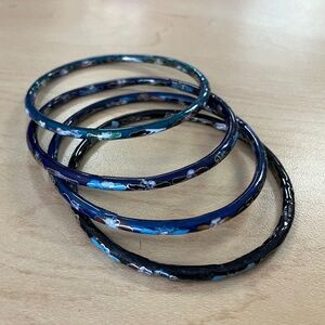 Cloisonné Bangle Bracelets